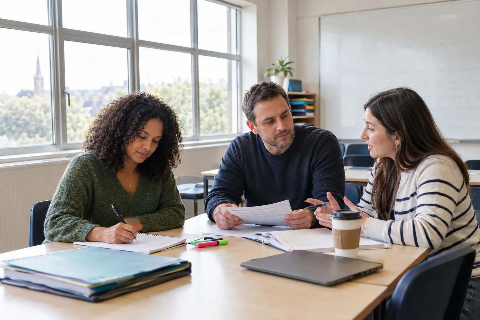 Adult learners studying together on an Access to Higher Education nursing course